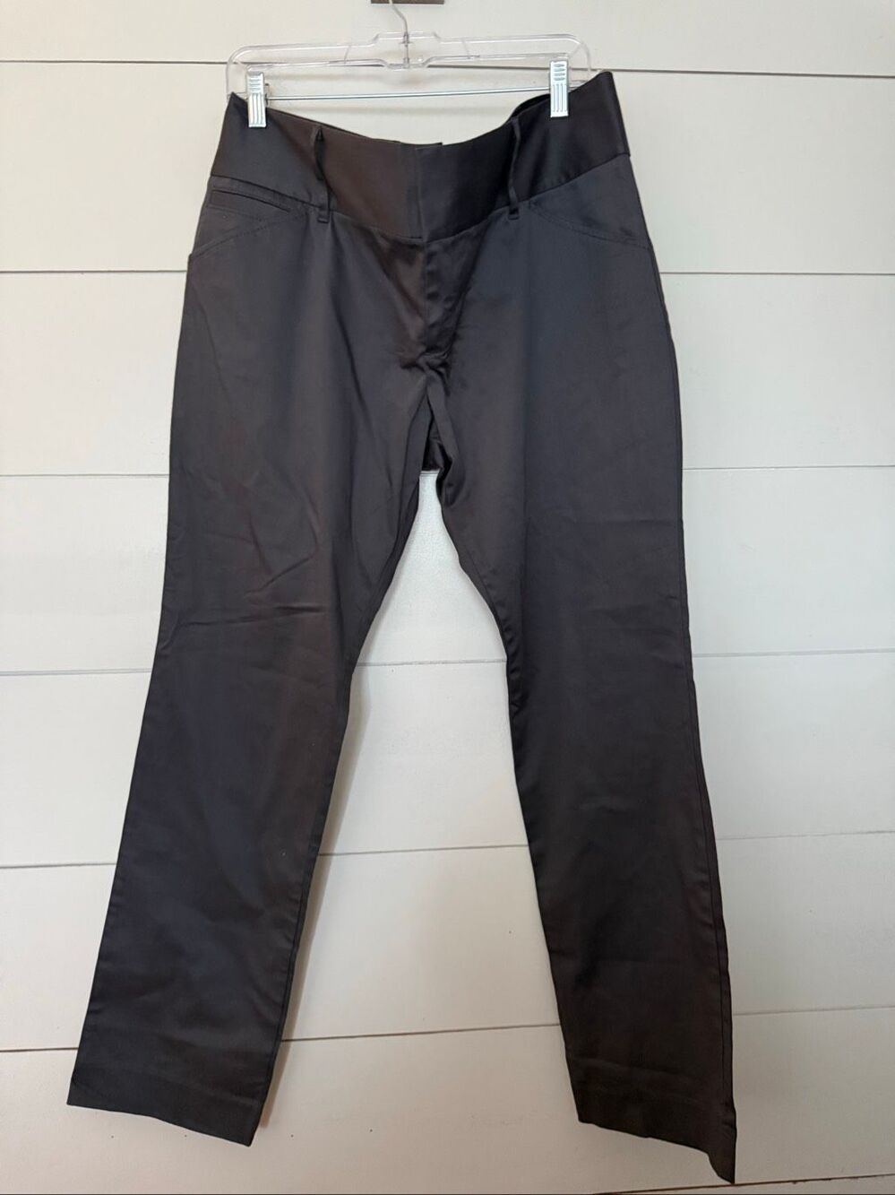 Old Navy Vintage Women’s 16 Grey Chino Dress Pants Office Core Career
